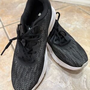 Under Armour Black and White Sneakers